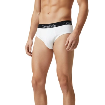 Majtki męskie Calvin Klein bawełniane białe