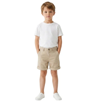 Spodenki krótkie chłopięce ZARA chino beżowe