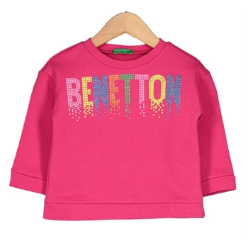 Bluza dla dziewczynki United Colors of Benetton różowa