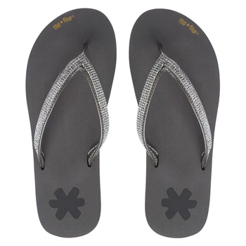 Klapki damskie Flip Flop Glam japonki z cyrkoniami zdobione
