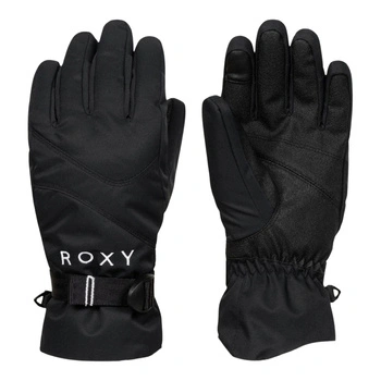 Rękawice damskie Roxy Jetty Solid narciarskie pięciopalczaste czarne
