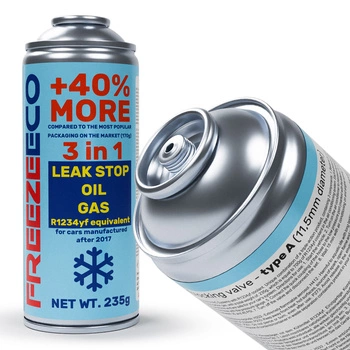 Czynnik 3w1 do klimatyzacji FreezeEco uszczelniacz R1234yf 290g