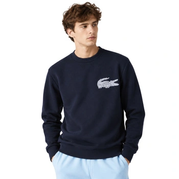 Bluza męska Lacoste SH2655 o klasycznym kroju granatowa r. XS