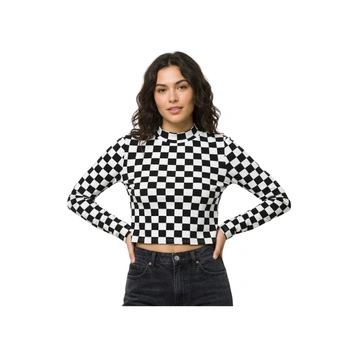 Bluzka damska Vans Mixed Utility w szachownicę crop