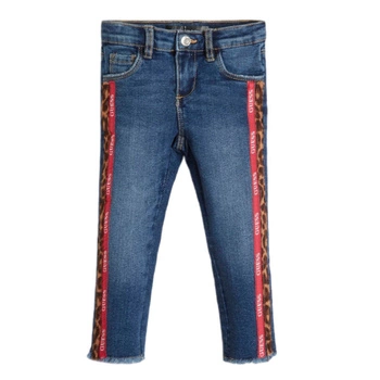 Spodnie dziewczęce Guess Denim jeansowe rurki
