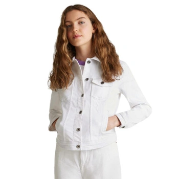 Kurtka damska EDC by Esprit katana biała jeansowa klasyczna r. XS