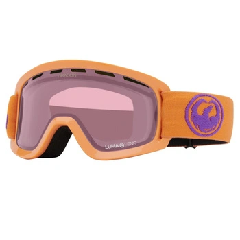 Gogle narciarskie dziecięce Dragon Lil D snowboardowe szyba S1 pomarańczowe