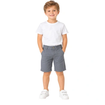Spodenki chłopięce Zara szorty dziecięce chinos szare r. 152