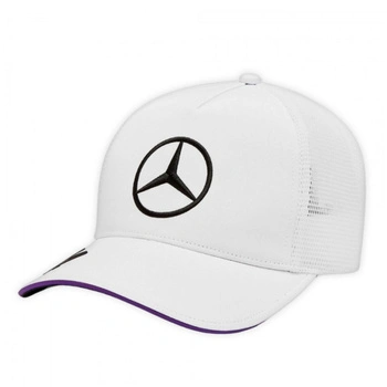Czapka z daszkiem Mercedes Mapf1 RP LH biała truckerka ONE SIZE