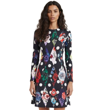 Sukienka damska Desigual Dublin ołówkowa czarna r. XL
