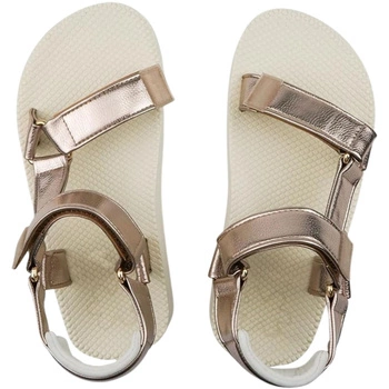 Sandały damskie Flip Flop Comfy złote metaliczne lekkie