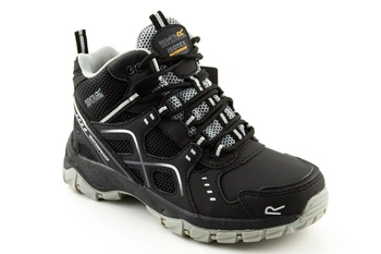 Buty dziecięce Regatta Vendeavour trekkingowe wodoodporne czarne