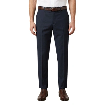 Spodnie męskie Calvin Klein Paris Refined Wool garniturowe wełniane w kant fitted r. S