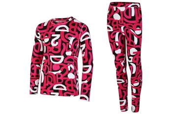Bielizna termoaktywna dziewczęca DARE2B Baselayer koszulka legginsy wzorzyste
