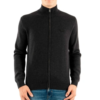 Sweter męski Lacoste AH1955 wełniany grafitowy r. XS