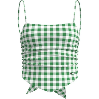 Bluzka damska Pepe Jeans Gettie top w kratkę zielony