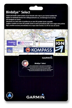Karta aktywacyjna Garmin BirdsEye Select do map