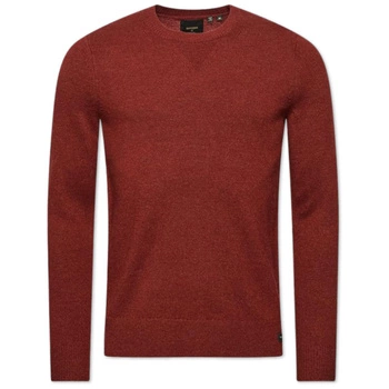 Sweter męski Superdry Vintage Lambswool czerwony wełniany