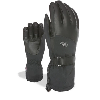 Rękawice damskie Level Bliss Crystal pięciopalczaste Gore-Tex narciarskie r. S/M