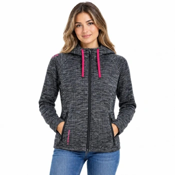 Bluza damska Canadian Peak Gap Lady sportowa kangurka z kapturem szara r. L