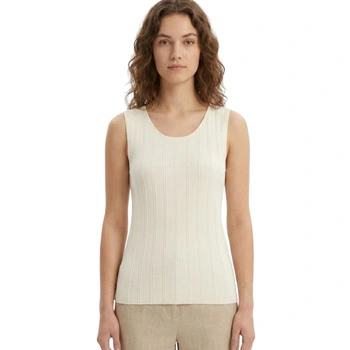 Bluzka damska Calvin Klein kremowa elegancka r. S