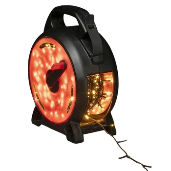 System łańcuchów świetlnych Micro LED Konstsmide z bębnem zwijającym 24 m