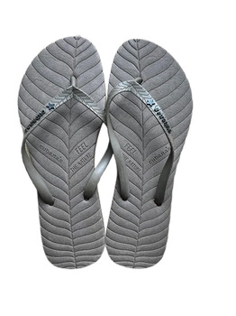 Klapki damskie Cubanas Nature jasno szare japonki