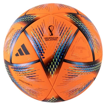 Piłka nożna meczowa Adidas Al Rihla OMB Pro oficjalna pomarańczowa