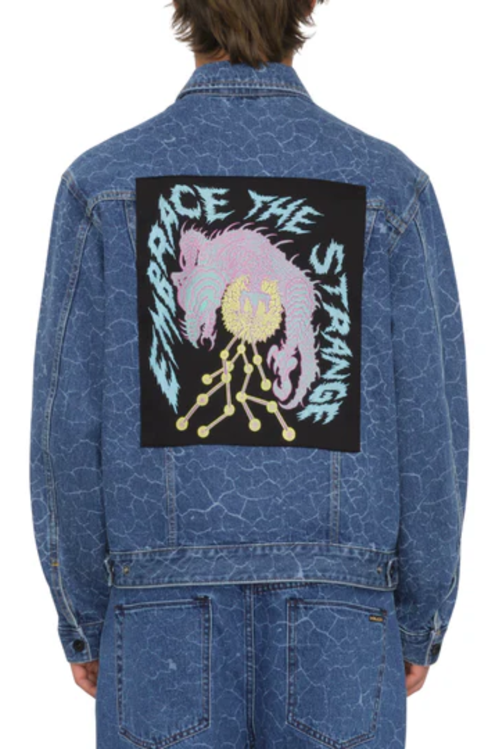 Veste Coupe-vent Volcom FA Tetsunori Katana Pour Homme - Taille M Bleu - Neuf étiqueté