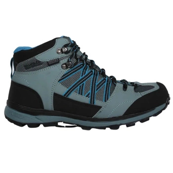Buty damskie Regatta Samaris II Mid trekkingowe wodoodporne czarno niebieskie