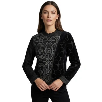 Kurtka damska Desigual Manba jeansowa czarna