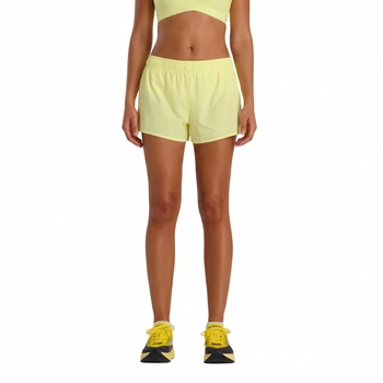 Spodenki damskie New Balance WS41286 sportowe do biegania żółte r. S