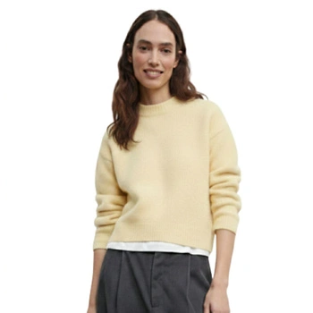 Sweter damski Zara elegancki żółty