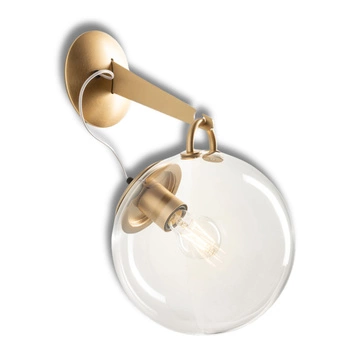 Lampa Artemide Miconos Wall złota kinkiet