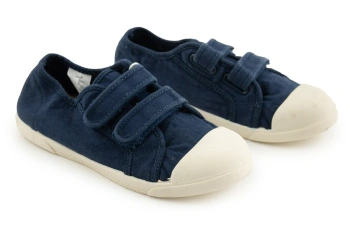 Tenisówki dziecięce Zara Kids klasyczny granat i wygodne rzepy