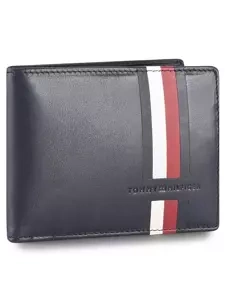 Portfel męski Tommy Hilfiger Icons Stripe Extra skórzany