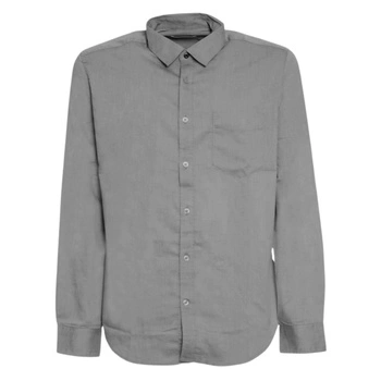 Koszula męska Diesel klasyczna z długim rękawem szara