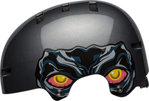 Kask rowerowy Bell Span dziecięcy orzeszek BMX czarny z oczami r. 49-53 cm