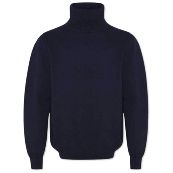 Sweter męski Pepe Jeans Dom granatowy z golfem klasyczny