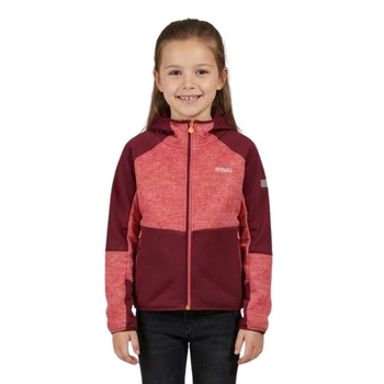 Bluza dziewczęca Regatta Dissolver VII z kapturem rozsuwana różowa