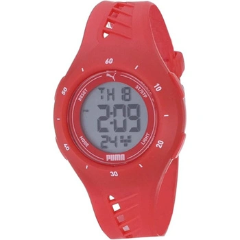 Zegarek sportowy unisex Puma LCD P6023 kwarcowy czerwony