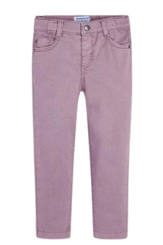 Spodnie dziewczęce Mayoral Straight materiałowe fioletowe