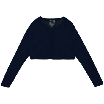 Sweter dziewczęcy Chicco bawełniany kardigan rozpinany granatowy