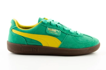 Buty unisex Puma Palermo skóra zamszowa zielone sneakersy
