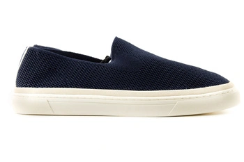 Buty damskie Zara tenisówki Slip-on granatowe