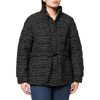 Kurtka damska Naf Naf Bubella pikowana czarna modna zimowa