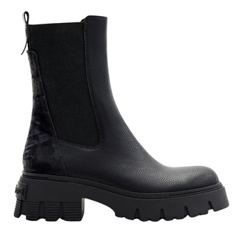 Buty damskie Desigual Chelsea Truck botki sztyblety czarne