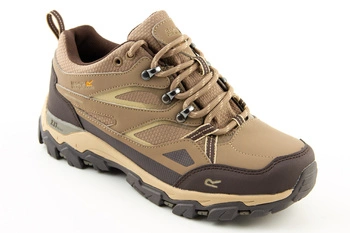 Buty damskie Regatta Holcombe 3 Low trekkingowe wodoodporne niskie brązowe