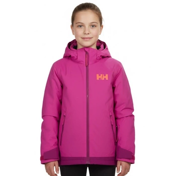 Kurtka dziewczęca Helly Hansen Hillside narciarska różowa