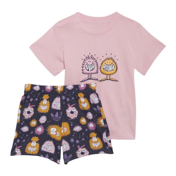 Komplet dziewczęcy Adidas x Kevin Lyons koszulka + spodenki bawełniany